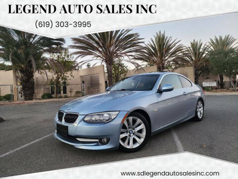 2013 BMW 3 Series for sale at Legend Auto Sales Inc in Lemon Grove CA