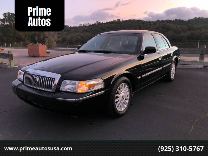 2009 Mercury Grand Marquis for sale at Prime Autos in Lafayette CA