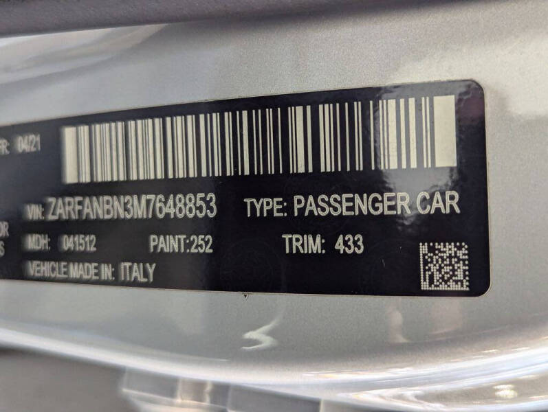 2021 Alfa Romeo Giulia Ti