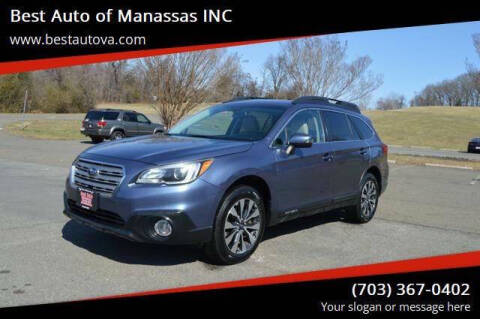 2015 Subaru Outback for sale at Best Auto of Manassas INC in Manassas VA