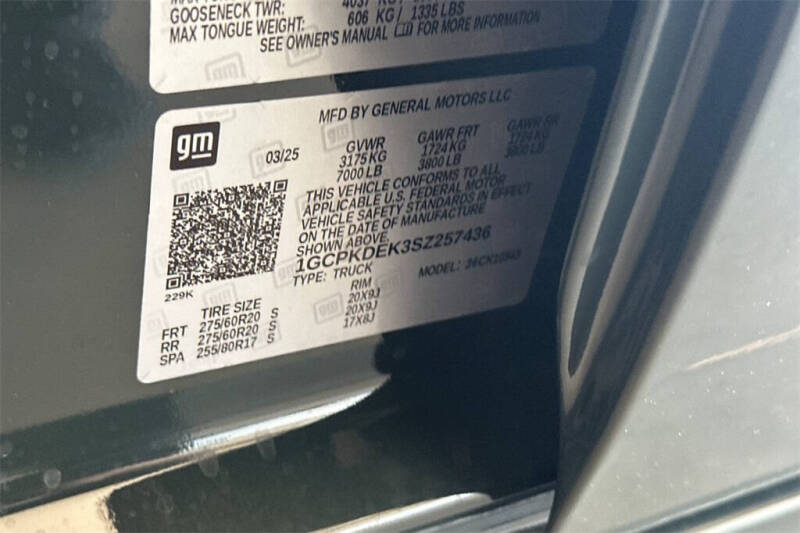 2025 Chevrolet Silverado 1500