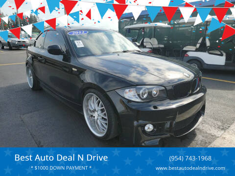 2012 BMW 1 Series for sale at Best Auto Deal N Drive in Hollywood FL