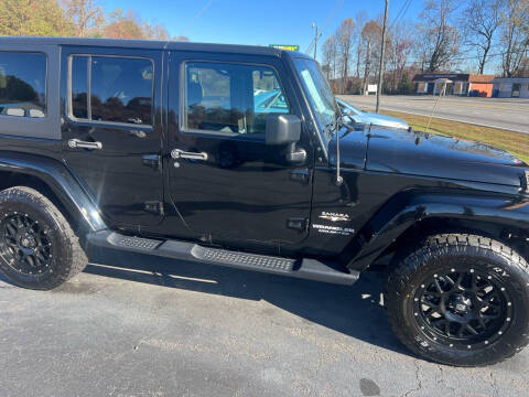 2017 Jeep Wrangler Unlimited for sale at Shifting Gearz Auto Sales in Lenoir NC