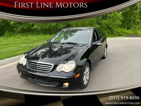 2007 Mercedes-Benz C-Class for sale at First Line Motors in Brownsburg IN