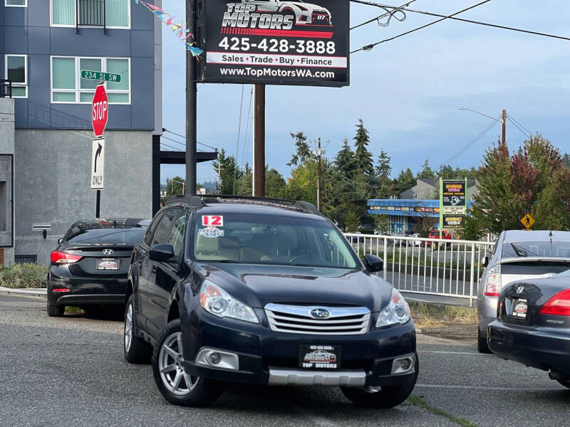 2012 Subaru Outback for sale at Top Motors LLC in Edmonds WA