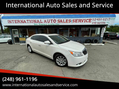 2012 Buick LaCrosse for sale at International Auto Sales and Service in Detroit MI