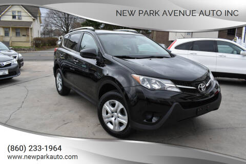 2013 Toyota RAV4 for sale at New Park Avenue Auto Inc in Hartford CT