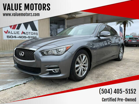 2015 Infiniti Q50 for sale at VALUE MOTORS in Kenner LA