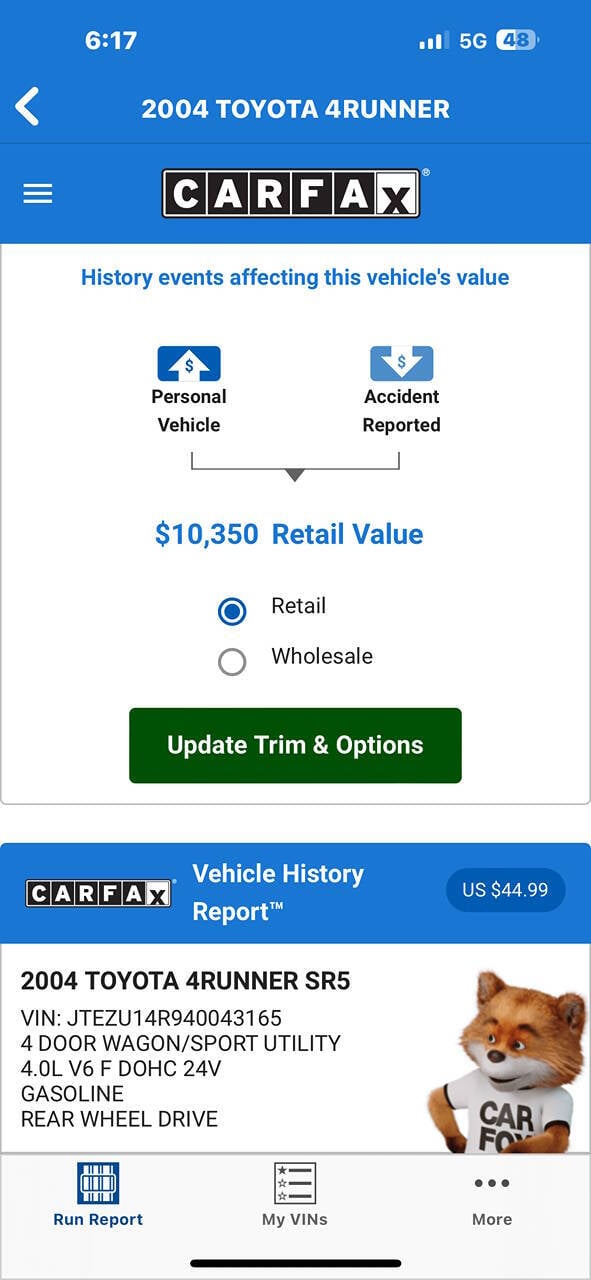 2004 Toyota 4Runner for sale at MISHA MASTER MOTORZ LLC in Portland, OR