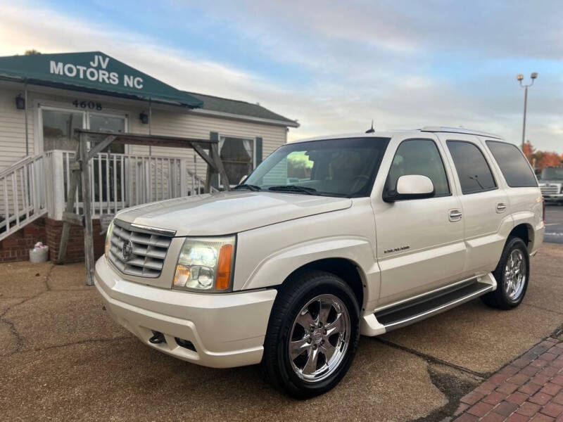 2003 Cadillac Escalade for sale at JV Motors NC LLC in Raleigh NC