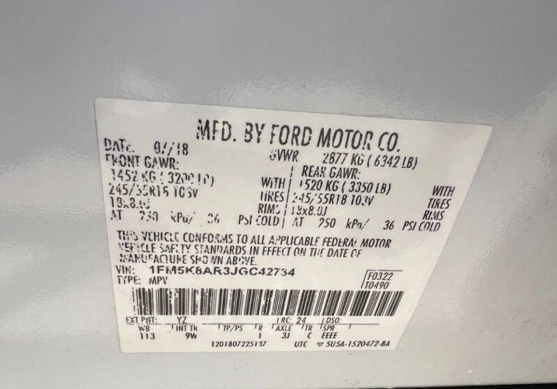 2018 Ford Explorer Police Interceptor Utility