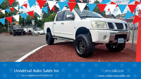 2004 Nissan Titan for sale at Universal Auto Sales Inc in Salem OR