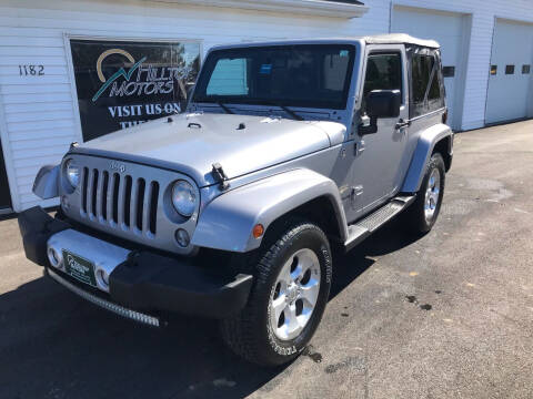 2015 Jeep Wrangler for sale at HILLTOP MOTORS INC in Caribou ME