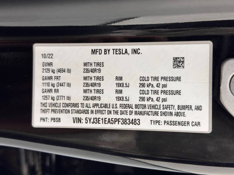 2023 Tesla Model 3