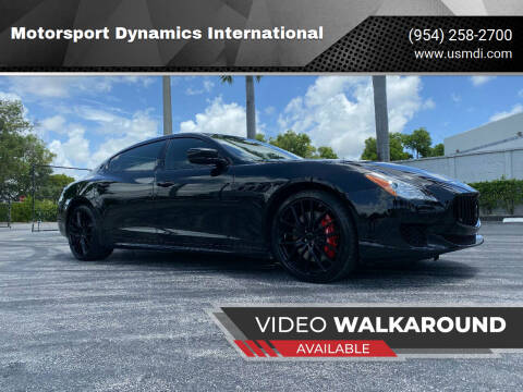 2016 Maserati Quattroporte for sale at Motorsport Dynamics International in Pompano Beach FL