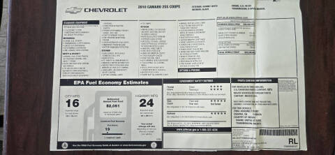 2010 Chevrolet Camaro SS