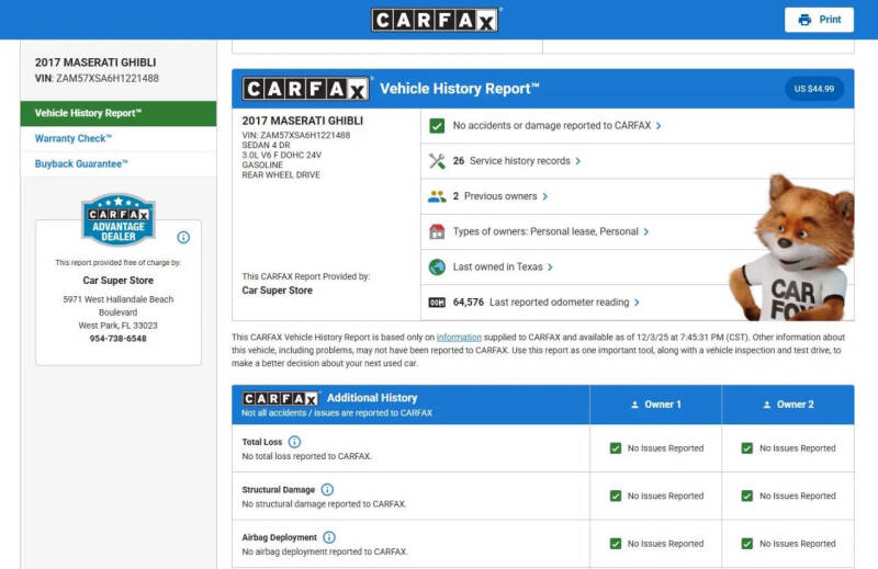 2017 Maserati Ghibli
