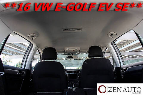 2016 Volkswagen e-Golf SE