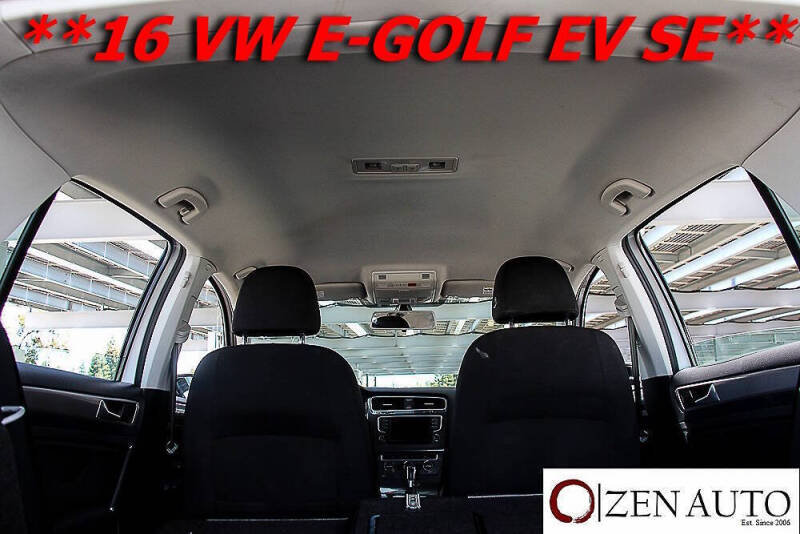 2016 Volkswagen e-Golf SE