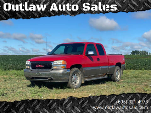 2001 GMC Sierra 1500 for sale at Outlaw Auto Sales in Viborg SD