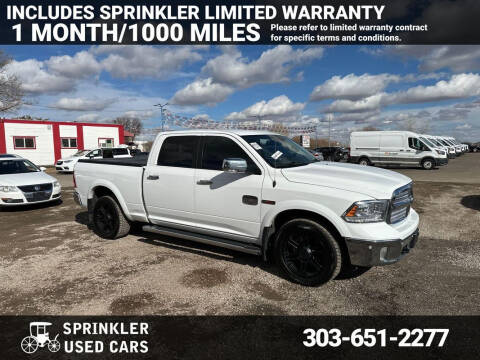 2016 RAM 1500 for sale at Sprinkler Used Cars in Longmont CO