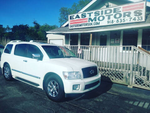 2007 Infiniti QX56 for sale at EASTSIDE MOTORS in Tulsa OK