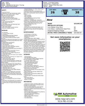 2016 Mazda MAZDA6 i Touring