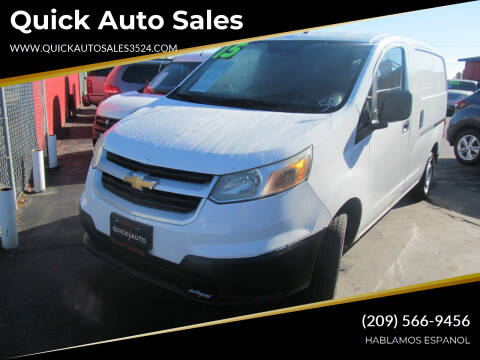 2015 Chevrolet City Express Cargo for sale at Quick Auto Sales in Modesto CA