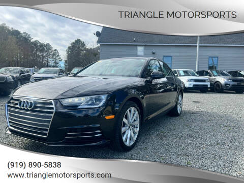 2017 Audi A4 for sale at Triangle Motorsports in Cary NC