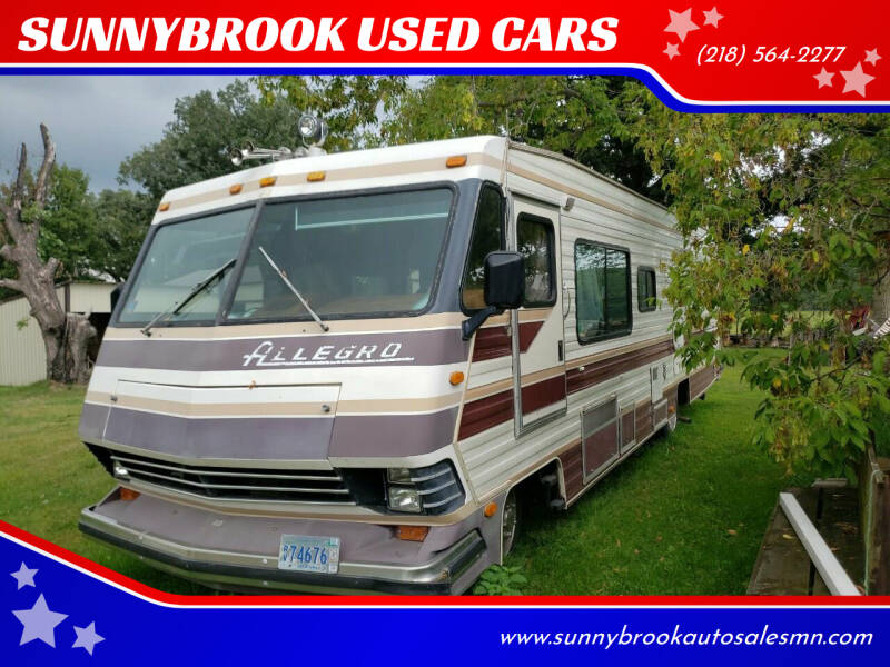 1989 Tiffin Allegro M32 for sale at SUNNYBROOK USED CARS in Menahga MN