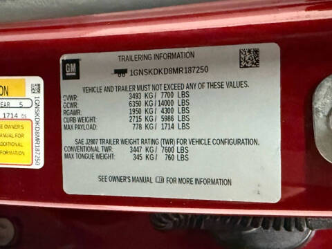 2021 Chevrolet Suburban Z71