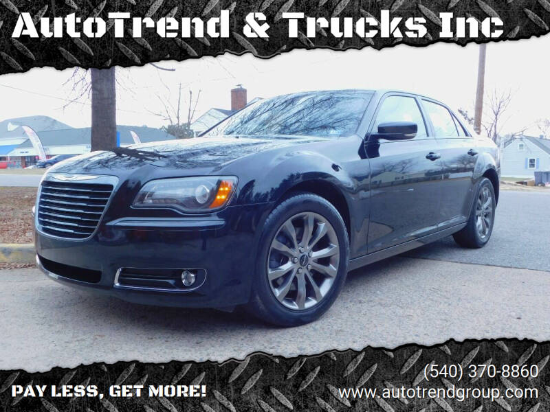 2014 Chrysler 300 for sale at AutoTrend & Trucks Inc in Fredericksburg VA