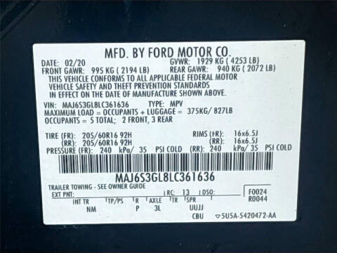 2020 Ford EcoSport SE