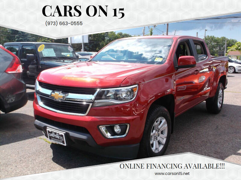 2016 Chevrolet Colorado for sale at Cars On 15 in Lake Hopatcong NJ