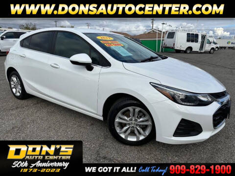 2019 Chevrolet Cruze for sale at Dons Auto Center in Fontana CA