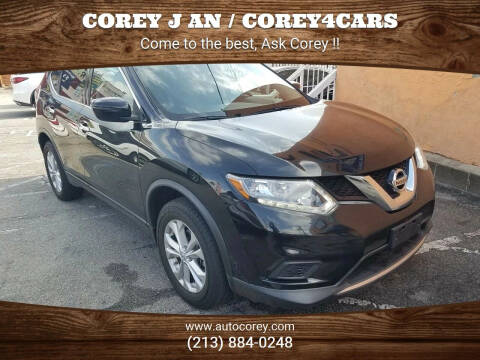 2016 Nissan Rogue for sale at WWW.COREY4CARS.COM / COREY J AN in Los Angeles CA