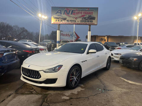 2019 Maserati Ghibli for sale at ANF AUTO FINANCE in Houston TX