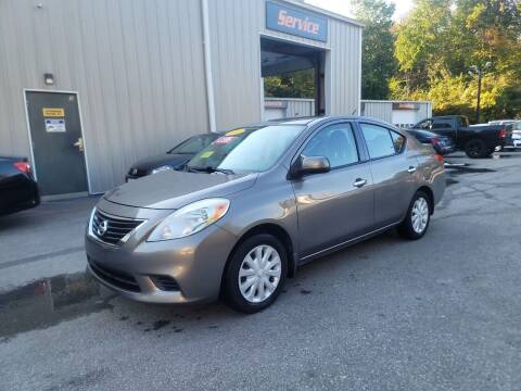 2014 Nissan Versa for sale at Hometown Automotive Service & Sales in Holliston MA