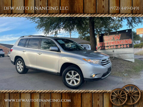 2013 Toyota Highlander for sale at Bad Credit Call Fadi in Dallas TX