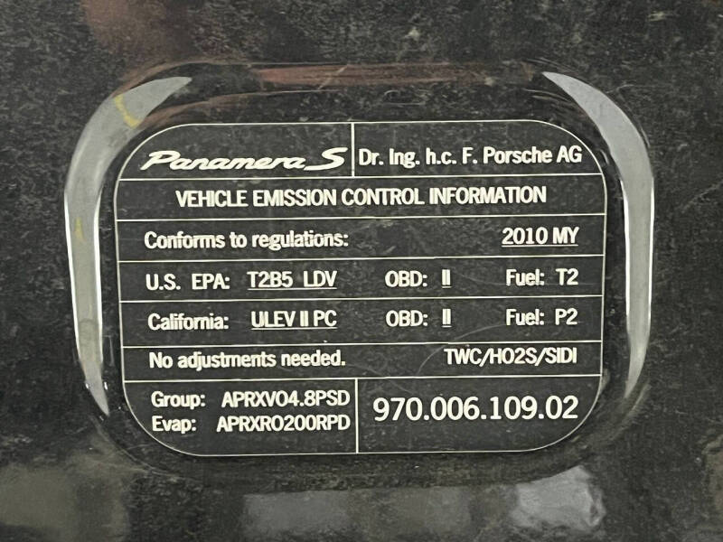 2010 Porsche Panamera S