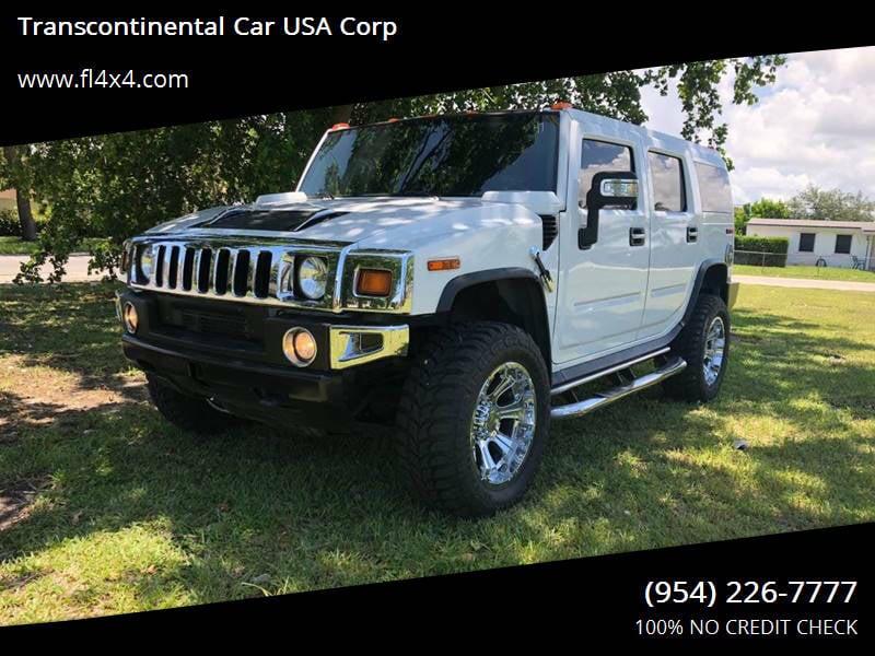 2008 HUMMER H2 for sale at Transcontinental Car USA Corp in Fort Lauderdale FL