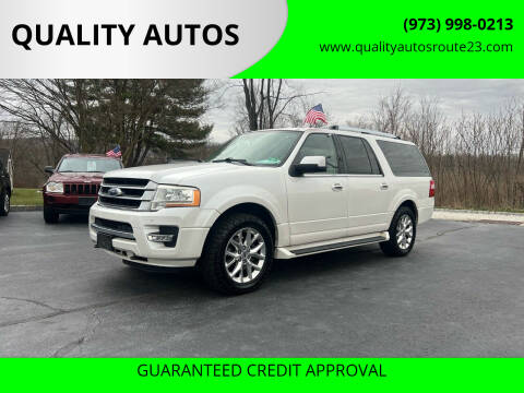 2016 Ford Expedition EL for sale at QUALITY AUTOS in Hamburg NJ