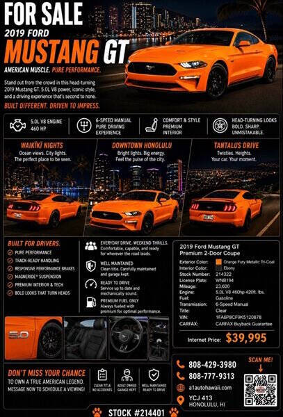 2019 Ford Mustang GT Premium