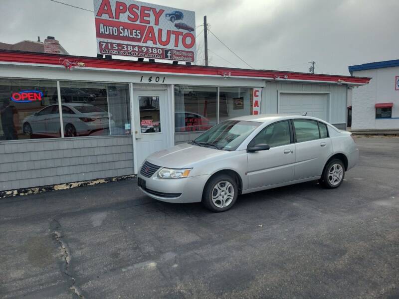 2006 Saturn Ion for sale at Apsey Auto in Marshfield WI
