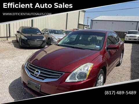 2011 Nissan Altima for sale at Efficient Auto Sales in Crowley TX