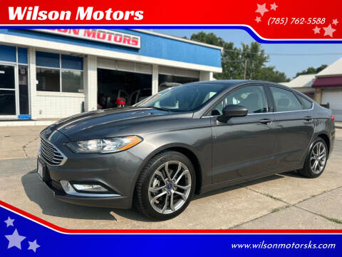 2017 Ford Fusion for sale at Wilson Motors in Junction City KS