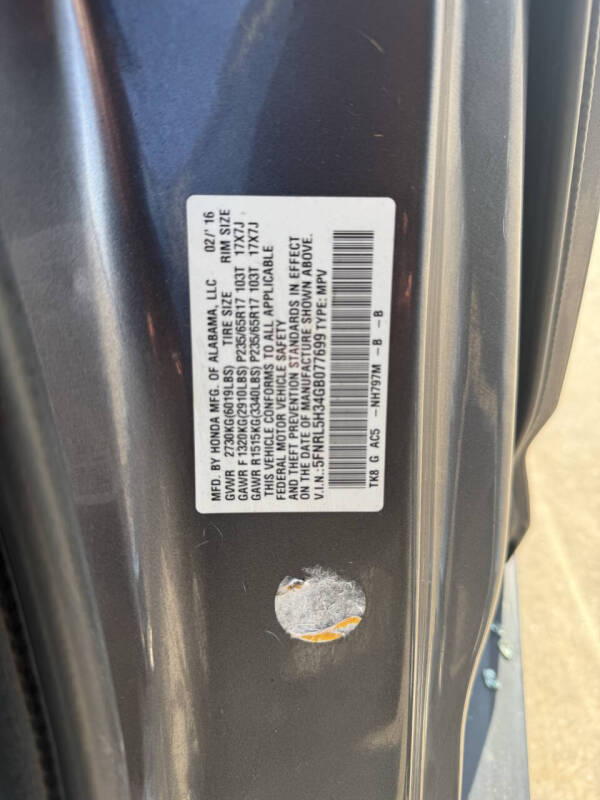 2016 Honda Odyssey SE