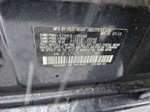 2013 Subaru Impreza 2.0i Premium