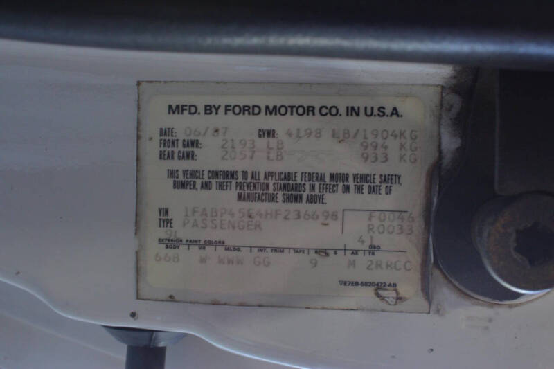 1987 Ford Mustang GT