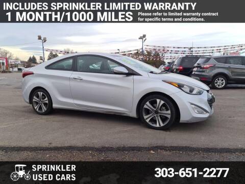 2014 Hyundai Elantra Coupe for sale at Sprinkler Used Cars in Longmont CO